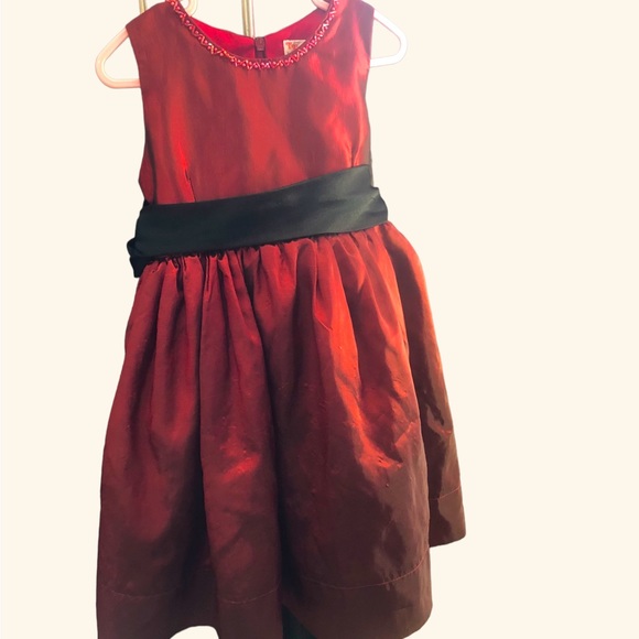 2t thy thy dress red/burgundy - Picture 1 of 6